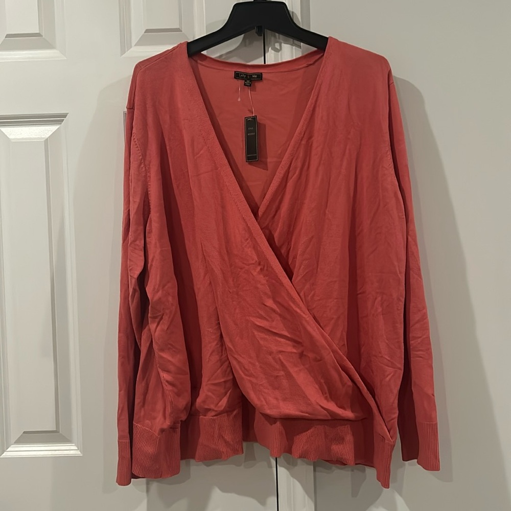 NWT Lety & Me Aleshia Splice Sweater